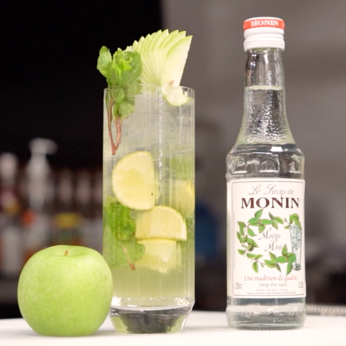 Refreshing Green Apple Mojito Cocktail Recipe by Monin India