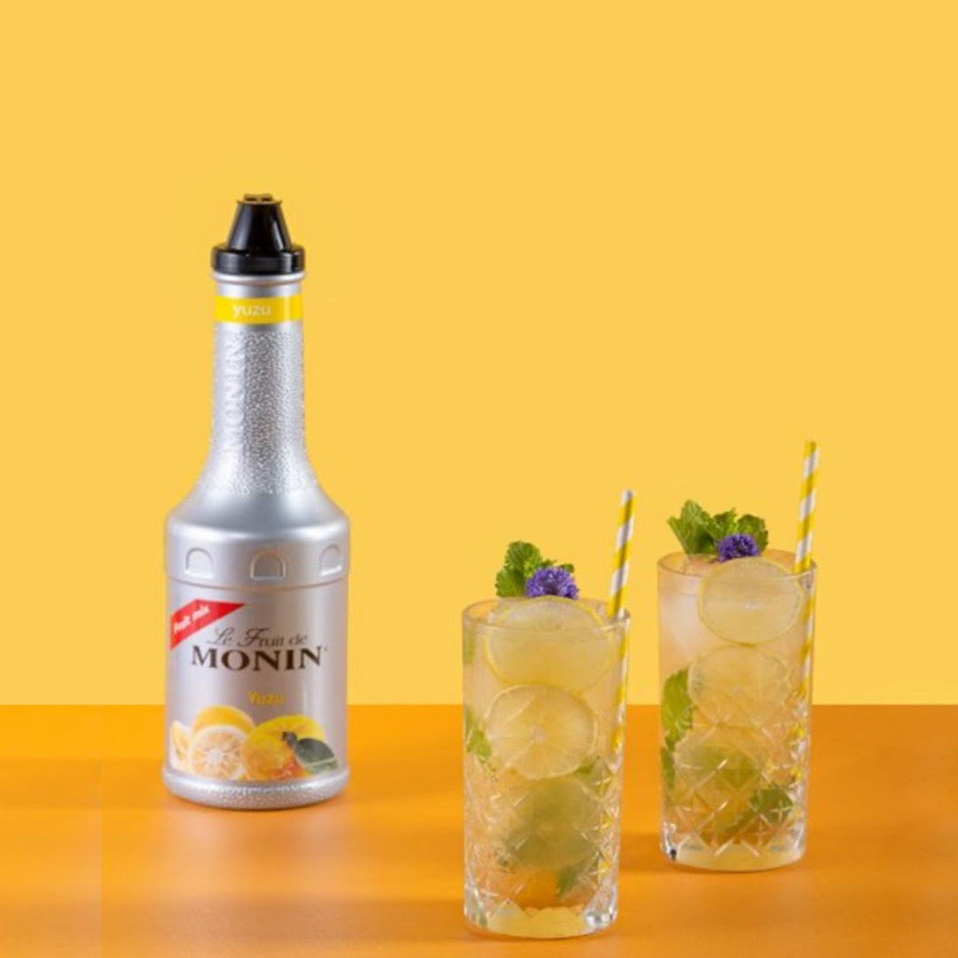 Refreshing Yuzu Mint Elderflower Cocktail Recipe by Monin India