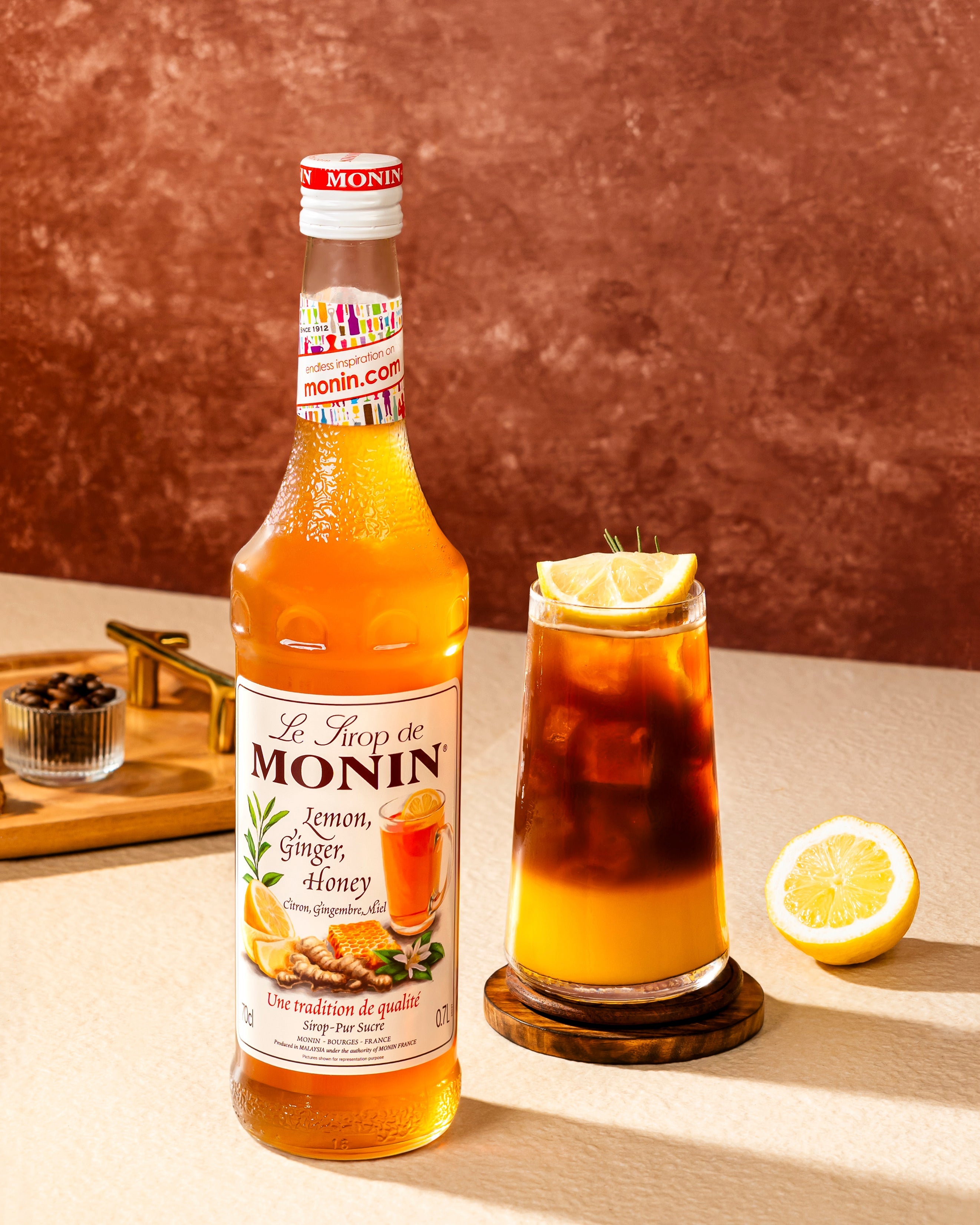 MONIN Lemon Ginger Honey: A Timeless Flavour Trio reimagined for Modern Menus