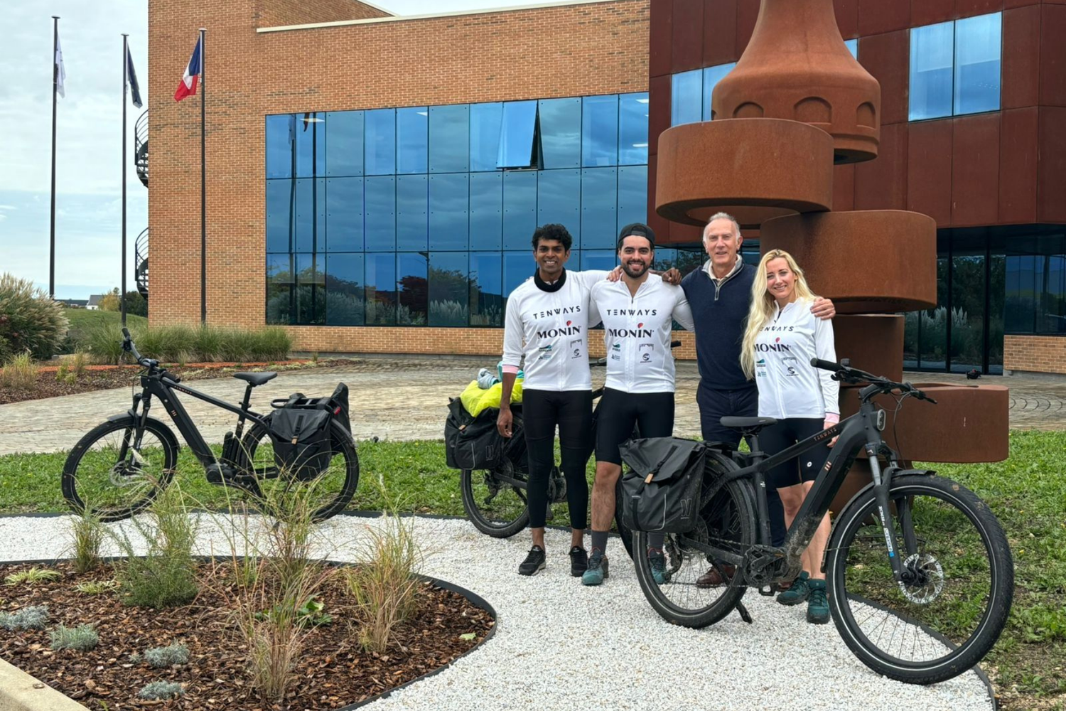 MONIN Supports Sushil Reddy’s Inspiring E-Bike Journey for Sustainability