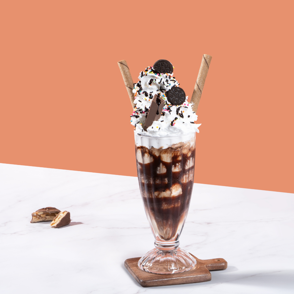 Tiramisu Brownie Freak Shake