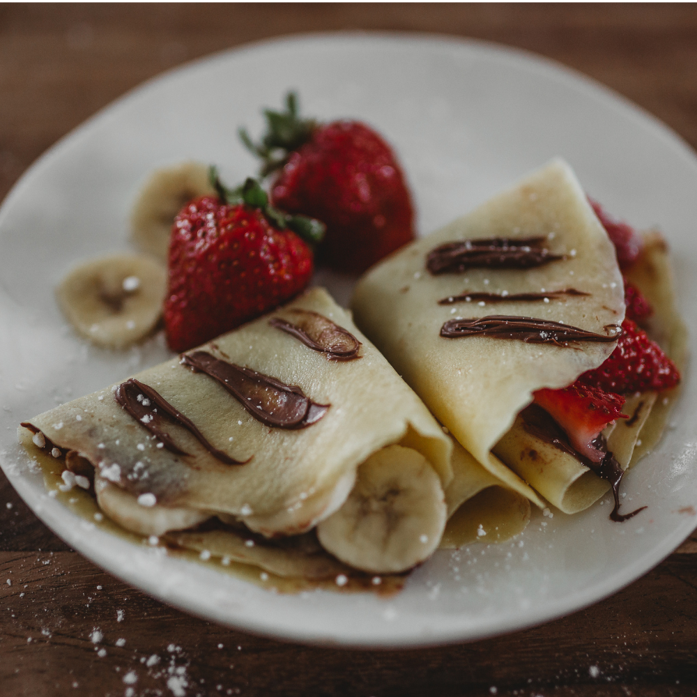 Flavoured crepes