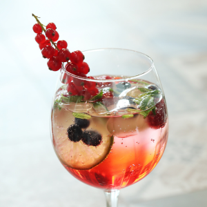Strawberry Vermouth Tonic