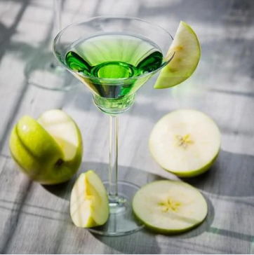 Green Apple Cinnamon Martini