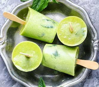 Raw Mango Popsicles