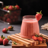 Strawberry Rose Milkshake