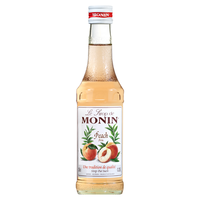 Juicy Peach Extravaganza with Monin Peach Syrup.